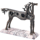 Horse Sculpture in Dark Bronze by Keiichi