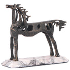 Horse Sculpture in Dark Bronze by Keiichi