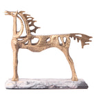 Horse Sculpture in Gold by Keiichi