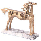 Horse Sculpture in Gold by Keiichi