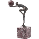 Global Desktop Sculpture in Dark Bronze by Keiichi