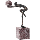 Global Desktop Sculpture in Dark Bronze by Keiichi