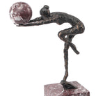 Global Desktop Sculpture in Dark Bronze by Keiichi