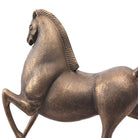 Flying Horse Sculpture in Gold by Keiichi