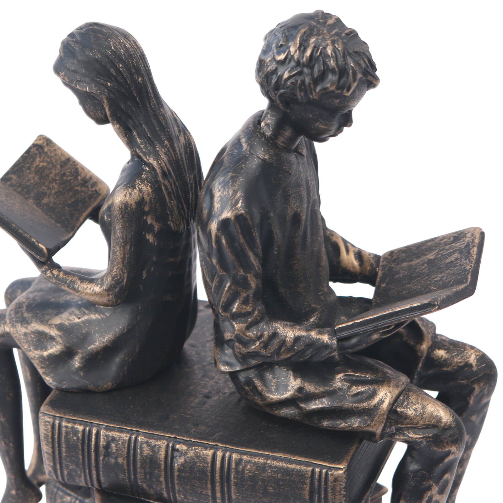 Reading Figures Sculpture by Keiichi