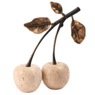 Cherry Ornament in Travertine by Keiichi