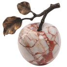 Apple Ornament in Bulgari Red Marble by Keiichi