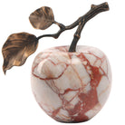 Apple Ornament in Bulgari Red Marble by Keiichi