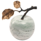 Apple Ornament in Green Marble by Keiichi