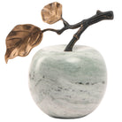 Apple Ornament in Green Marble by Keiichi