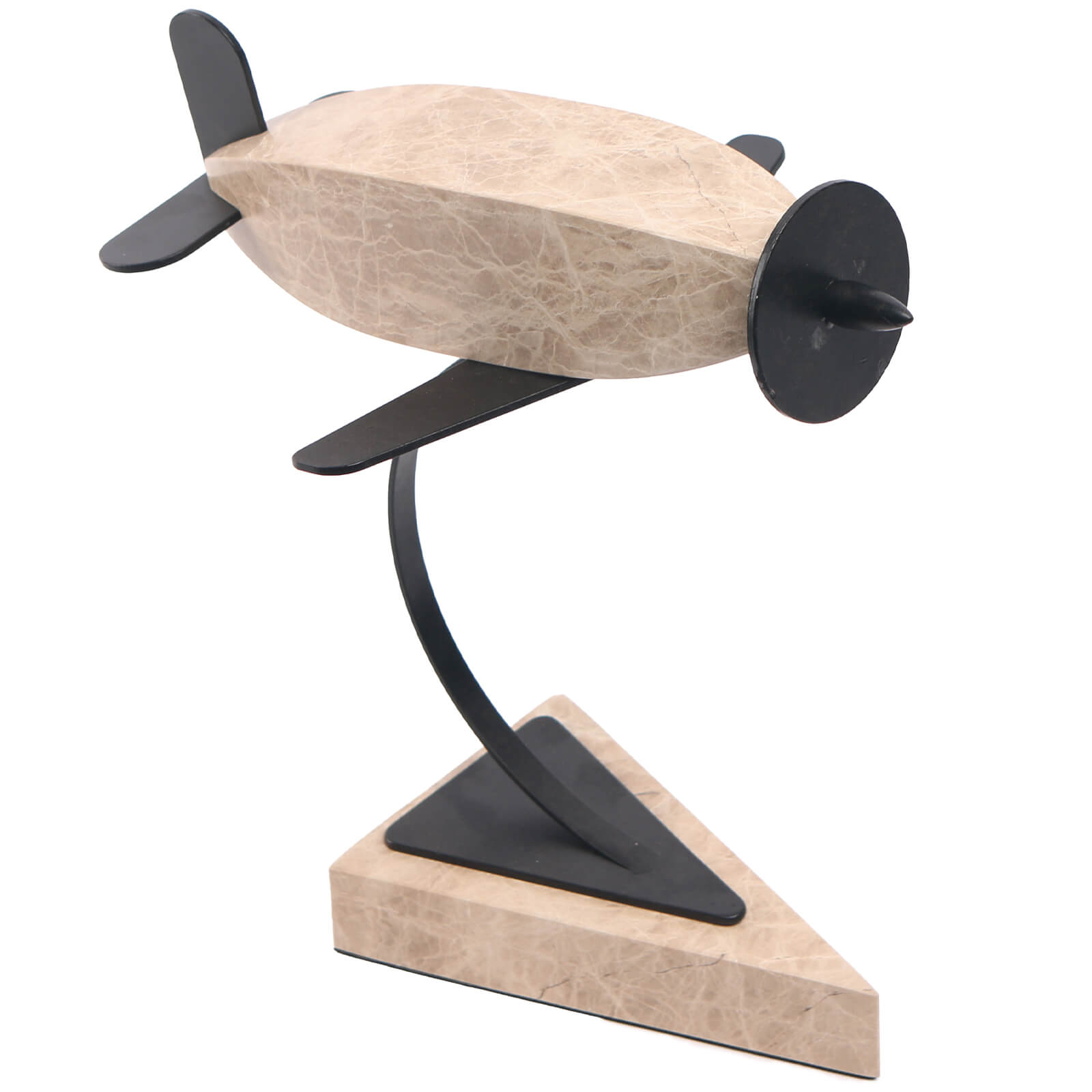 Aircraft Form Sculpture in Light by Keiichi