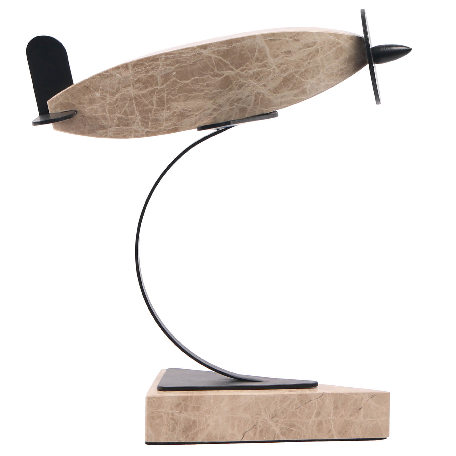 Aircraft Form Sculpture in Light by Keiichi