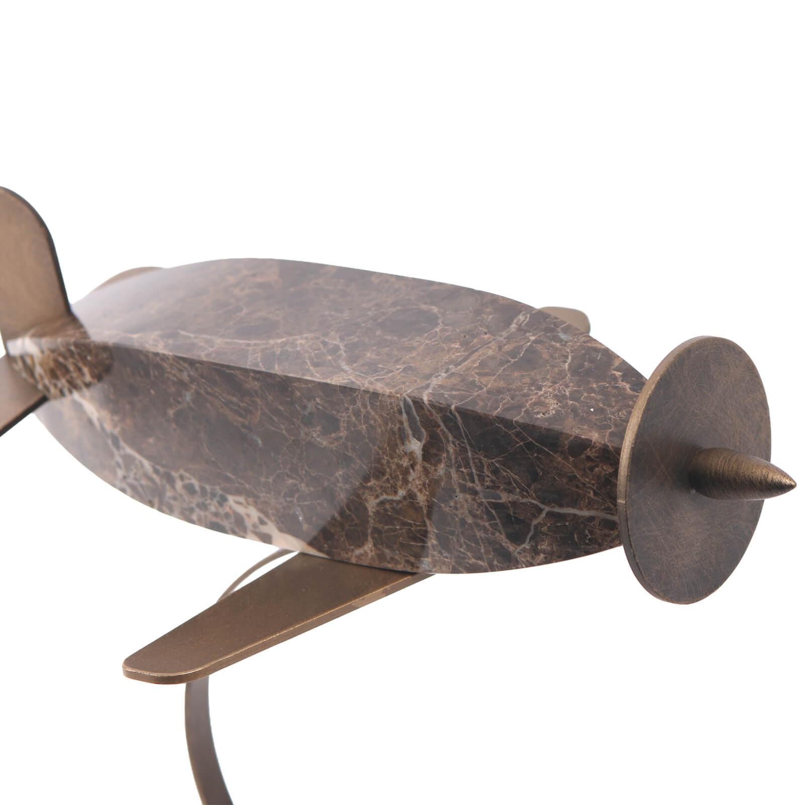 Aircraft Form Sculpture in Dark by Keiichi