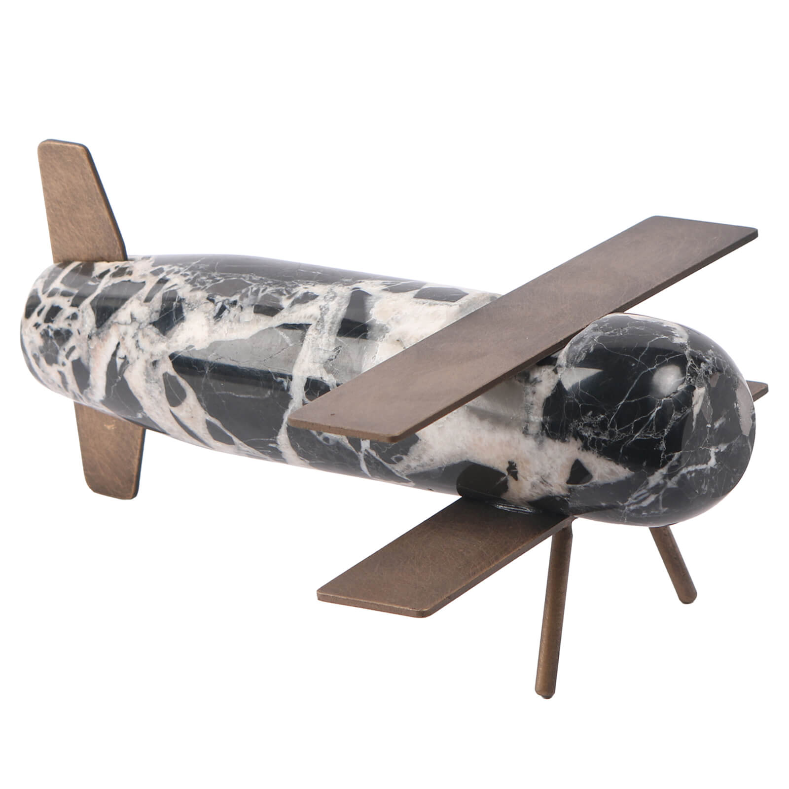 Flying Form Plane Sculpture by Keiichi