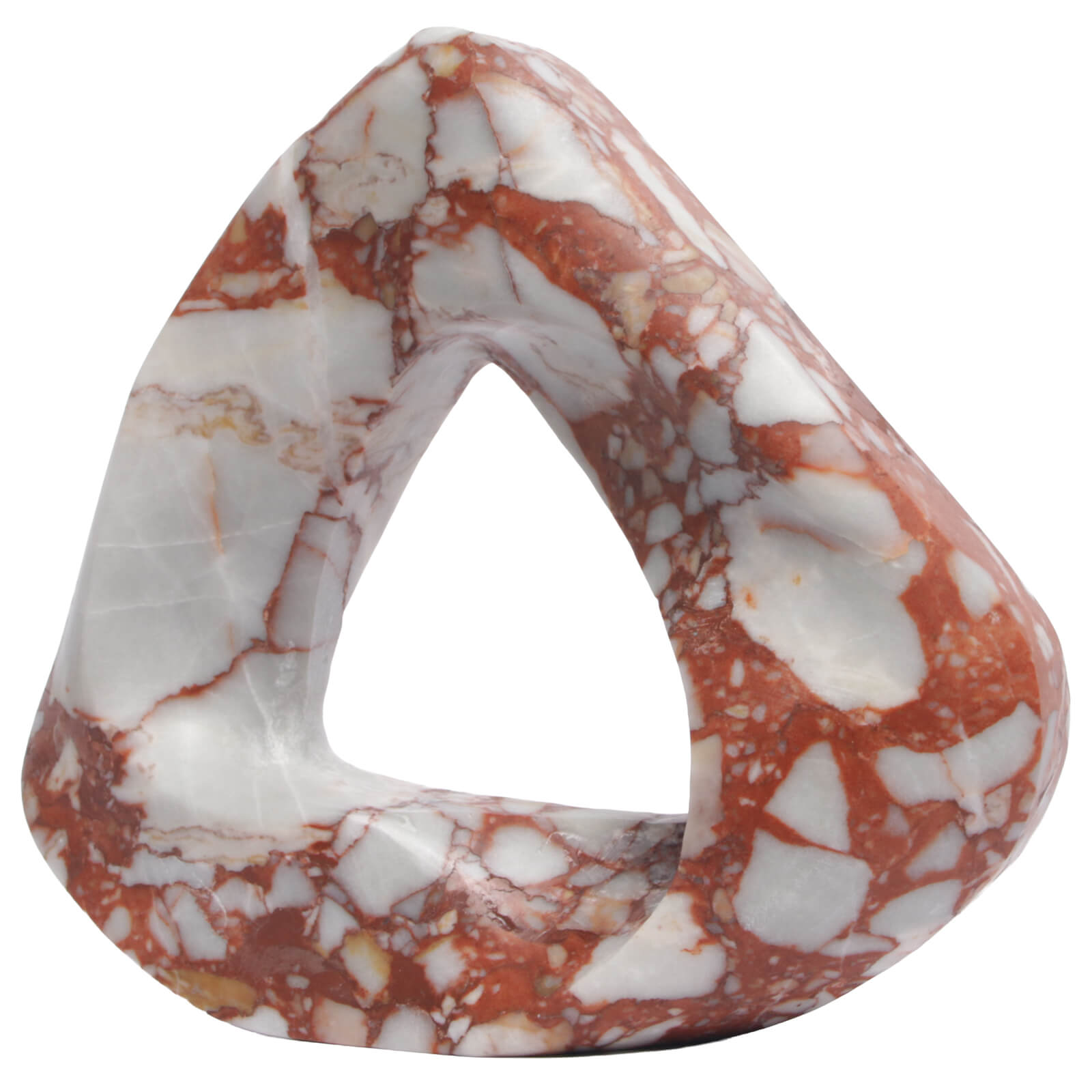 Rosso Loop Abstract Art Ornament by Keiichi