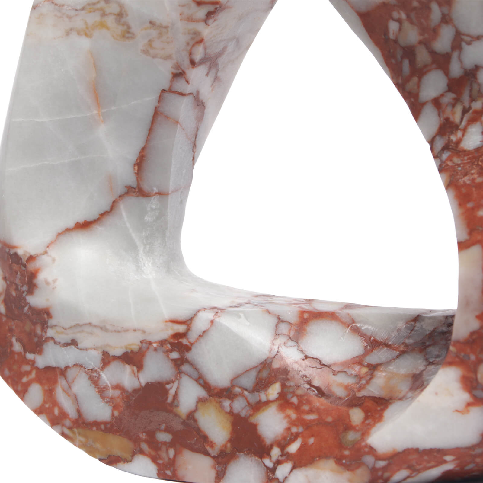 Rosso Loop Abstract Art Ornament by Keiichi