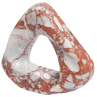 Rosso Loop Abstract Art Ornament by Keiichi