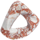 Rosso Loop Abstract Art Ornament by Keiichi