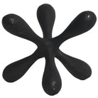 Organic Geometry Sculpture in Black Bronze by Keiichi