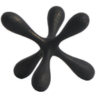 Organic Geometry Sculpture in Black Bronze by Keiichi