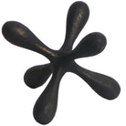 Organic Geometry Sculpture in Black Bronze by Keiichi