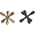 Organic Geometry Sculpture in Black Bronze by Keiichi