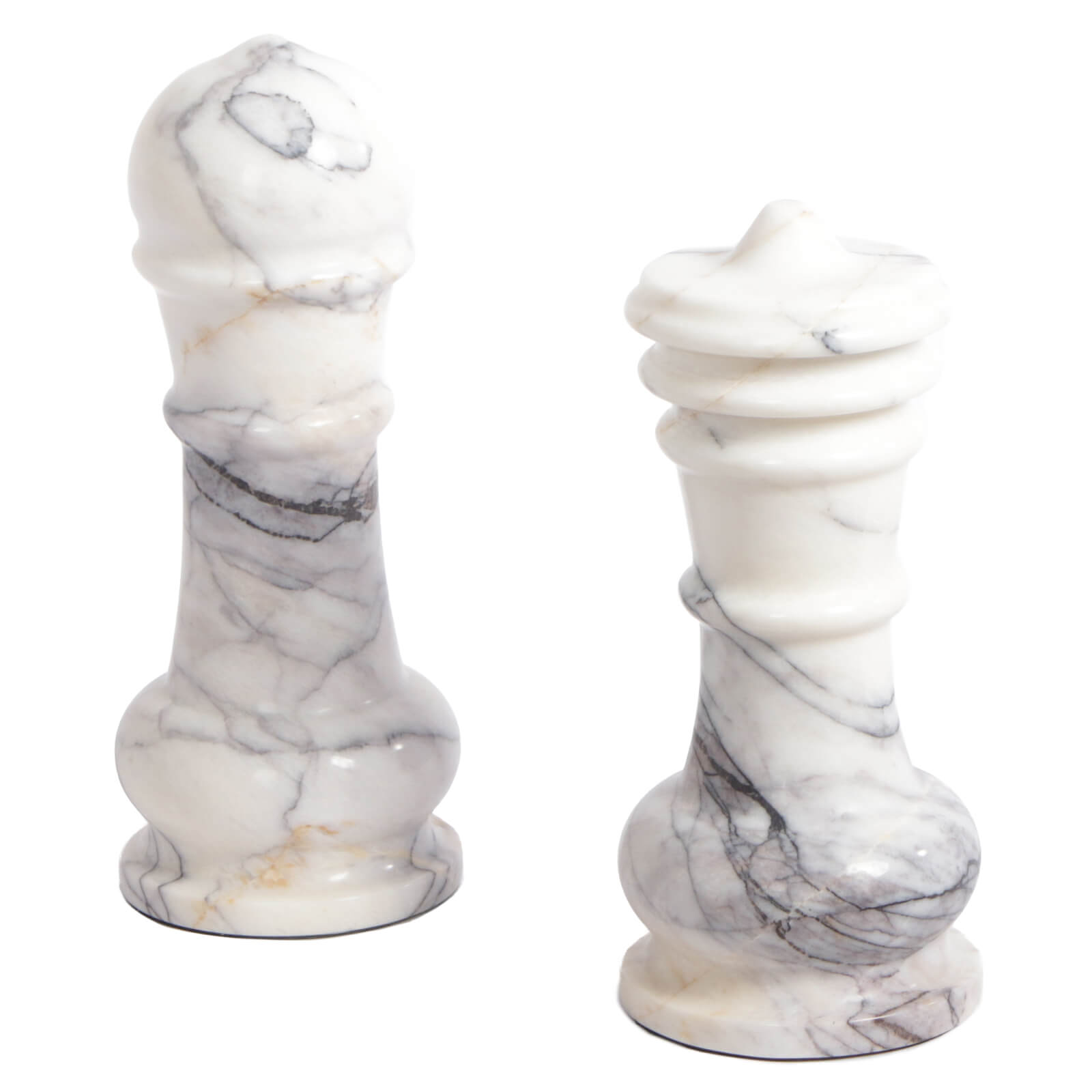 Chess King Ornament in Marble by Keiichi