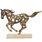 Running Hollow Horse Sculpture by Keiichi