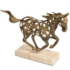 Running Hollow Horse Sculpture by Keiichi