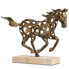 Running Hollow Horse Sculpture by Keiichi