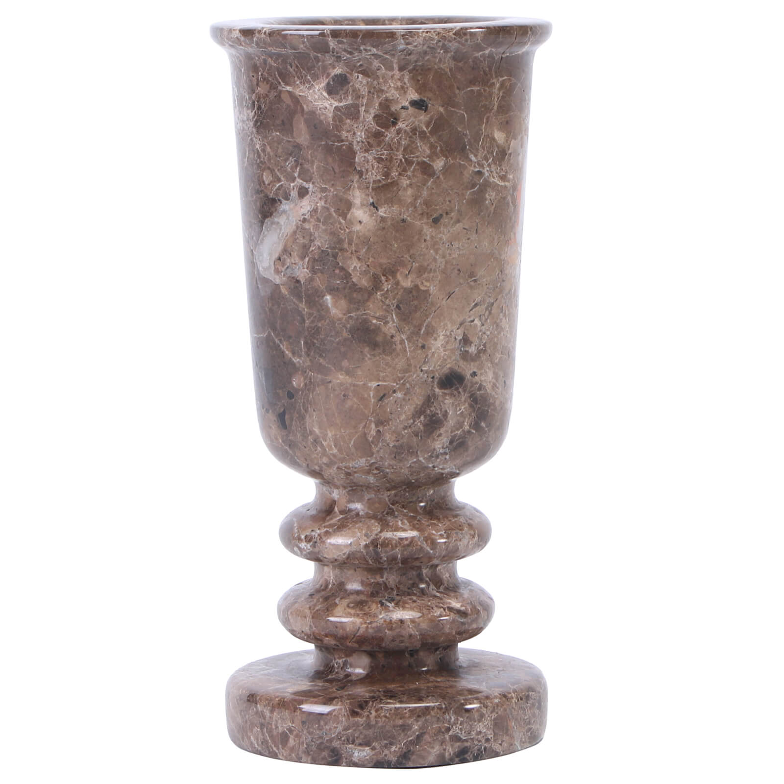 Emperador Marble Vase by Keiichi