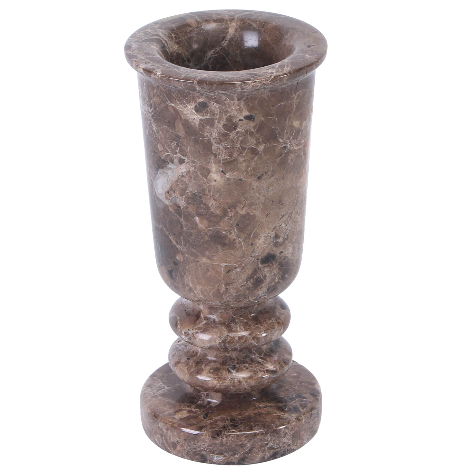 Emperador Marble Vase by Keiichi