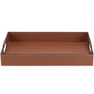 Vale Rectangular Leather Tray by Keiichi