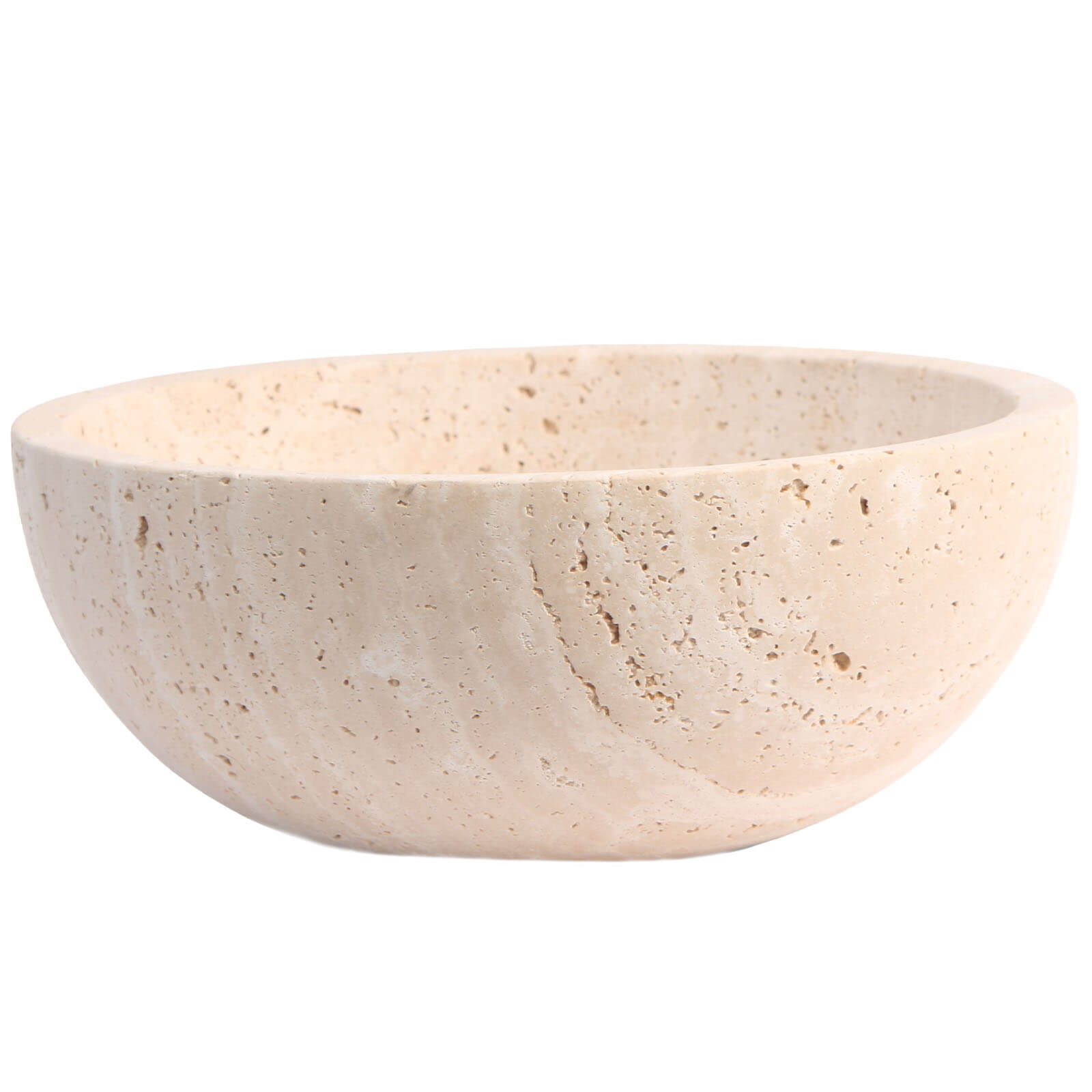 Elysian Bowl in Travertine by Keiichi