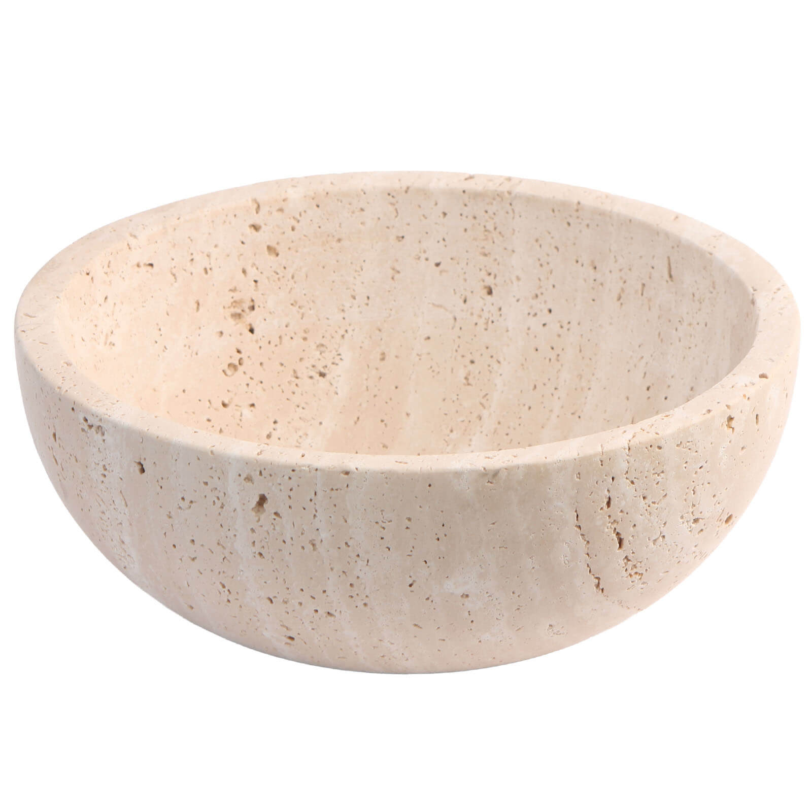 Elysian Bowl in Travertine by Keiichi