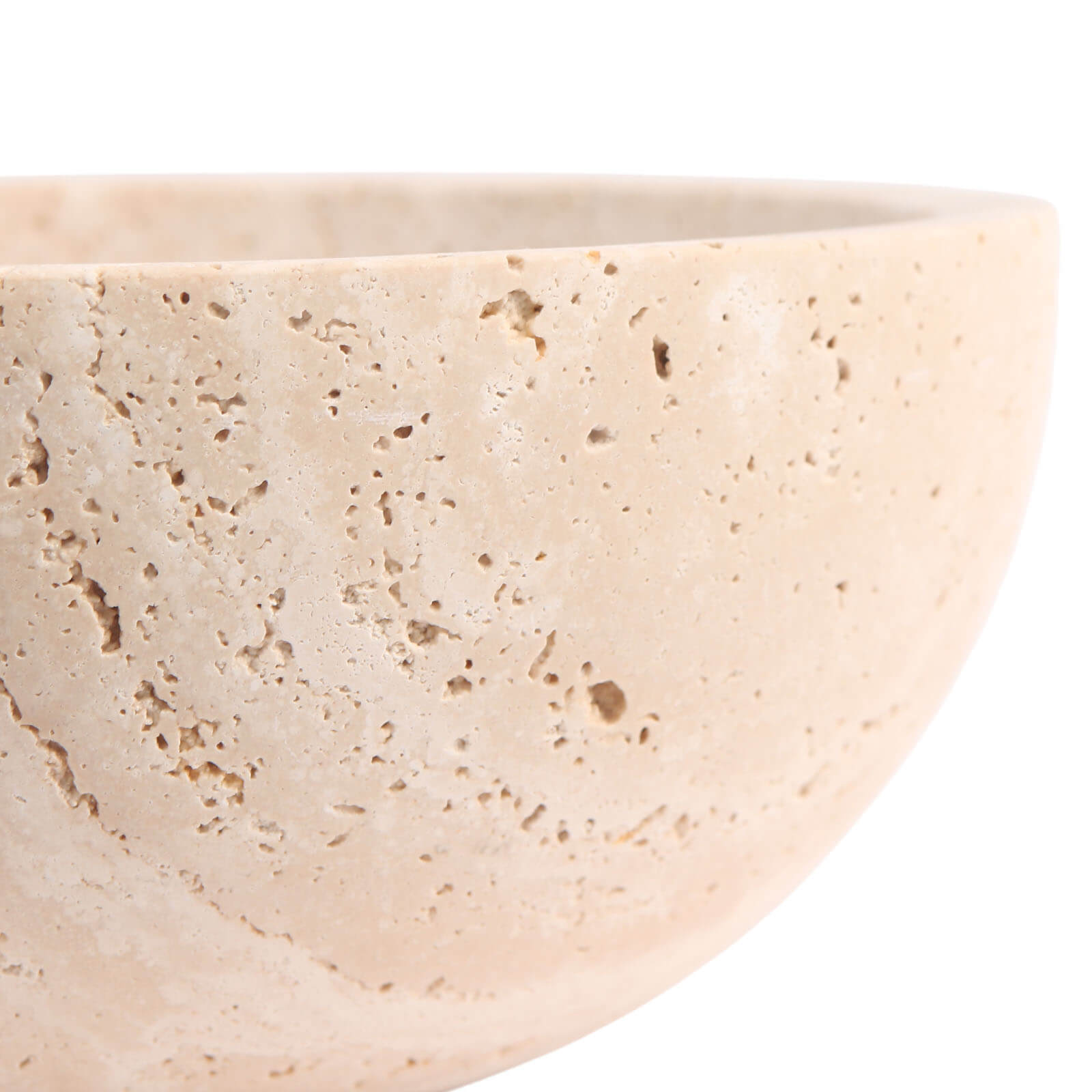 Elysian Bowl in Travertine by Keiichi