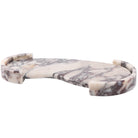 Curved Tray in Bulgari Purple Marble by Keiichi