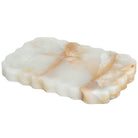 Freeform Tray in Snow Plum Marble by Keiichi