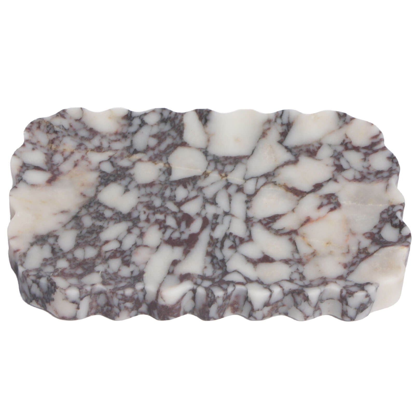 Freeform Tray in Bulgari Purple Marble by Keiichi