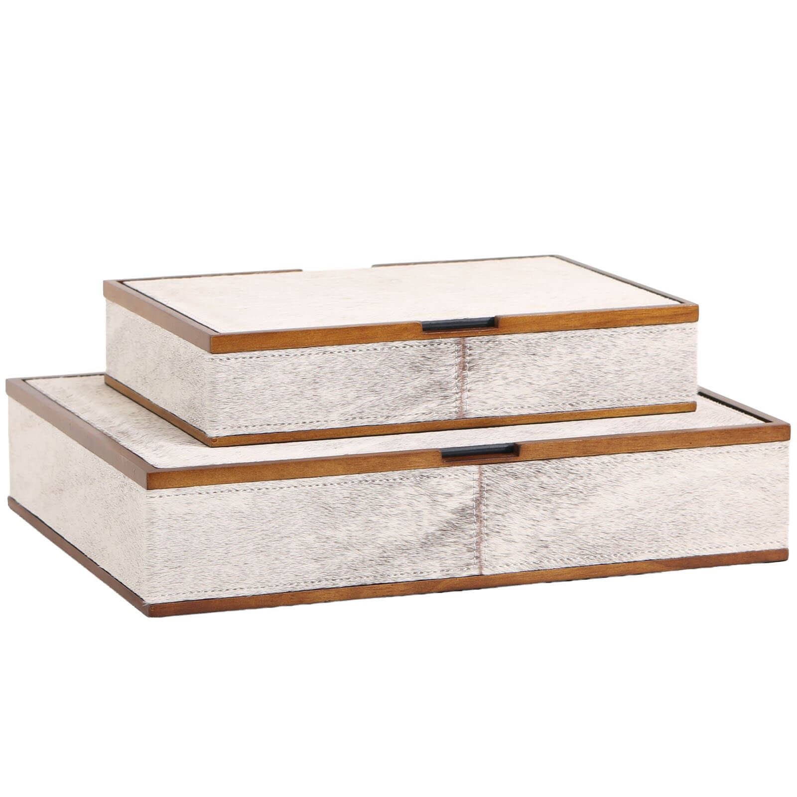 Carrington Horsehair Decorative Box - Large by Keiichi
