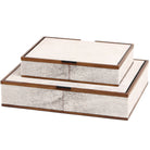 Carrington Horsehair Decorative Box - Large by Keiichi