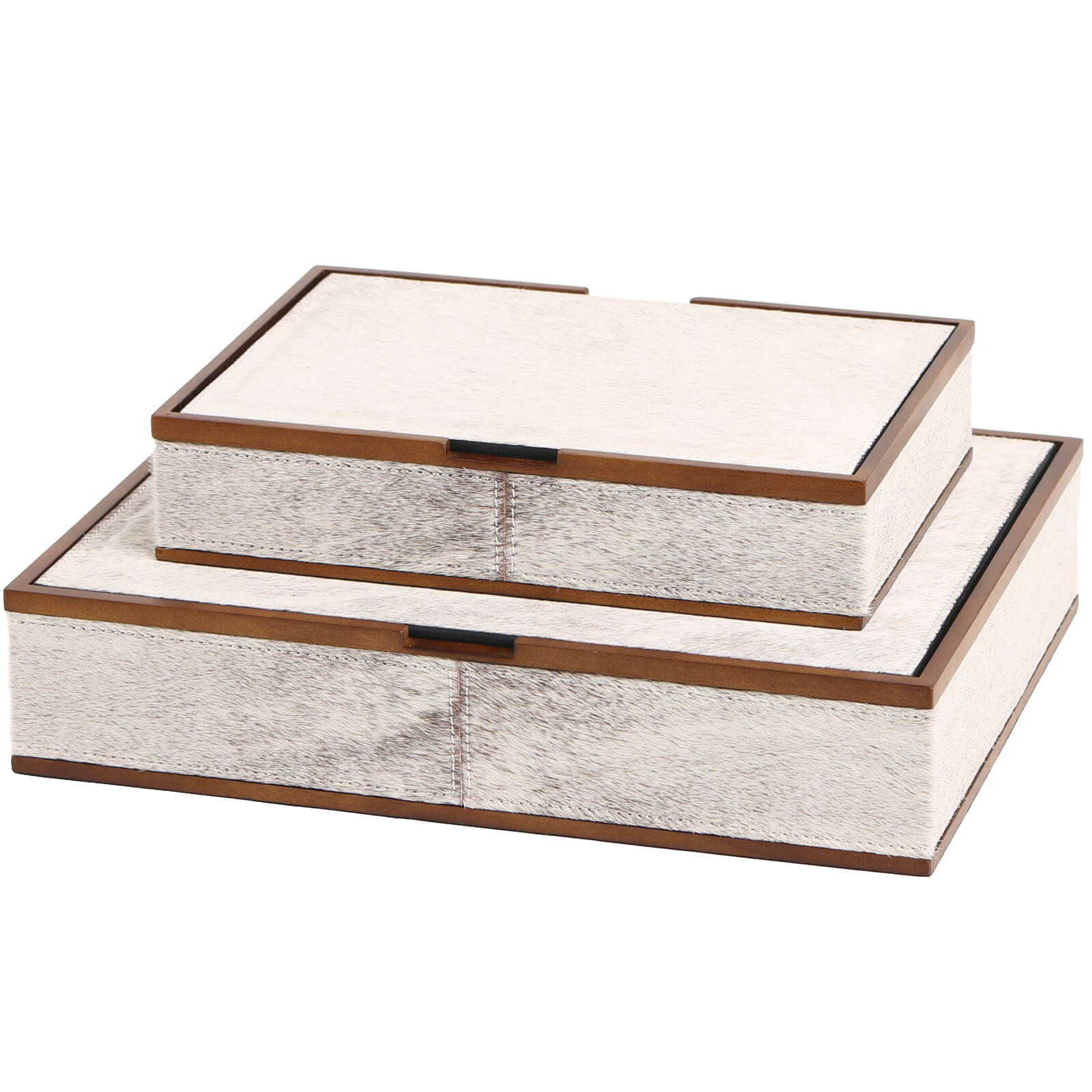 Carrington Horsehair Decorative Box - Large by Keiichi