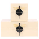 Lacquer Hinged Decorative Box - Large by Keiichi