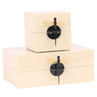 Lacquer Hinged Decorative Box - Large by Keiichi