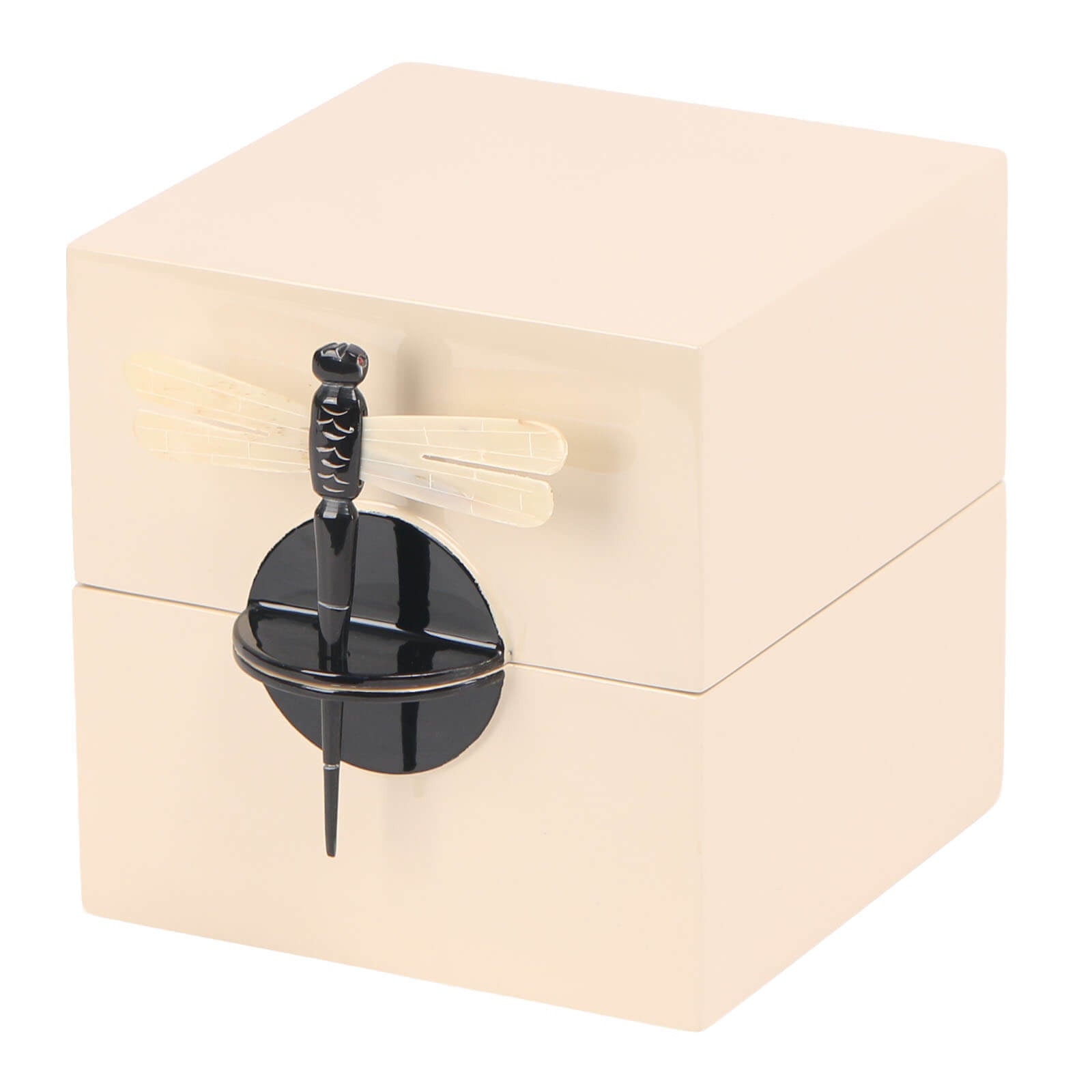 Lacquer Hinged Decorative Box - Small by Keiichi