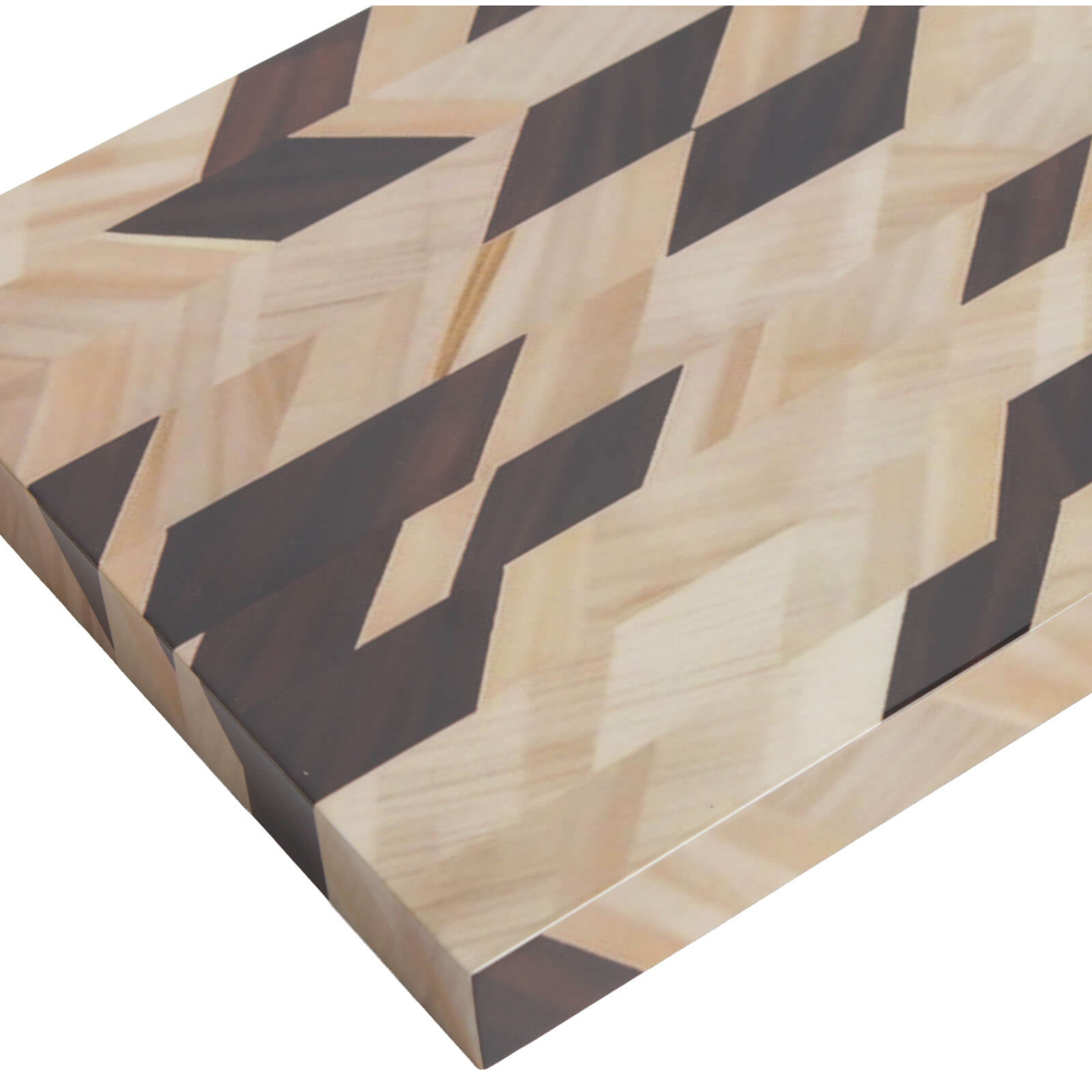 Geometric Marquetry Box by Keiichi