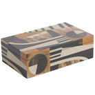 Abstract Geometric Marquetry Box by Keiichi