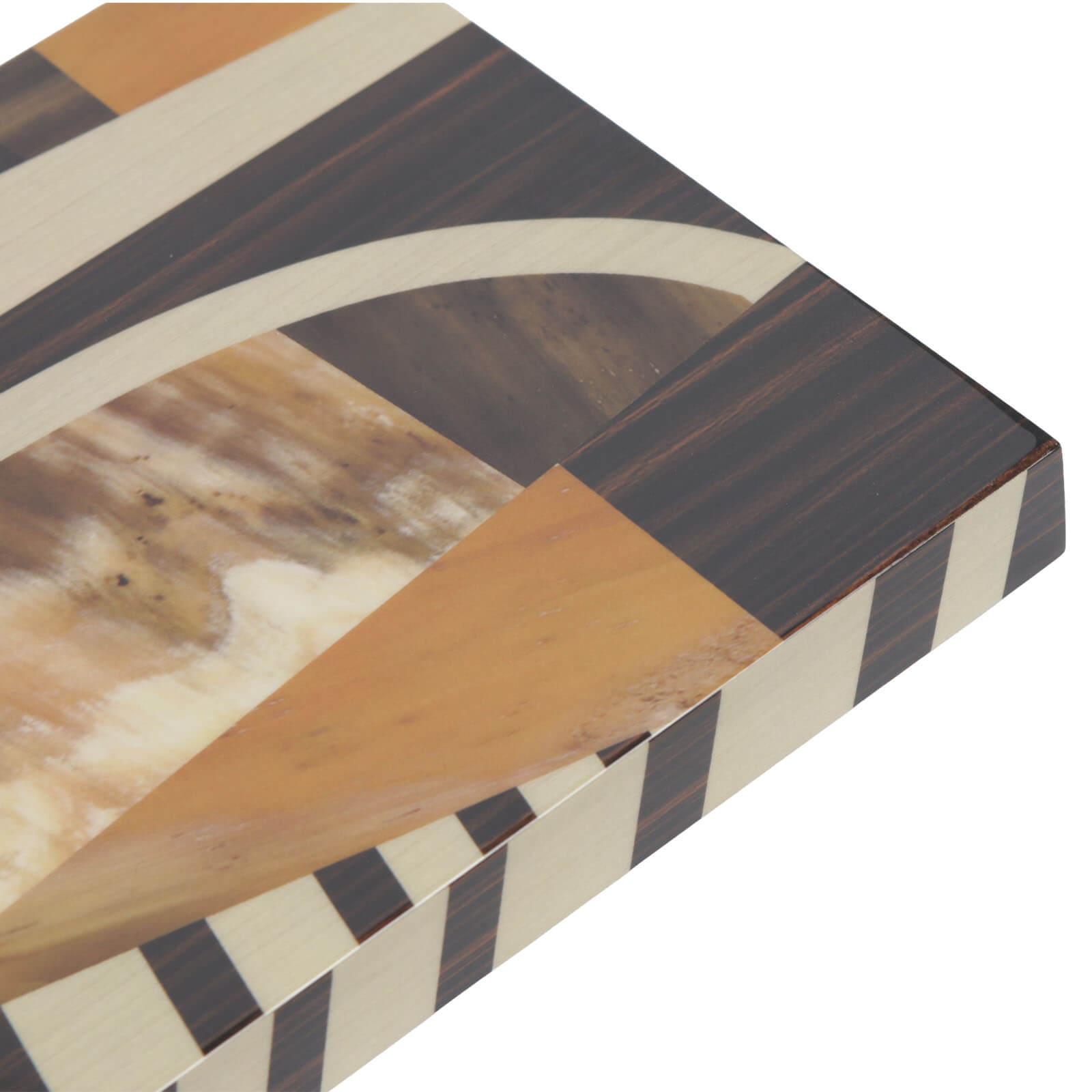Abstract Geometric Marquetry Box by Keiichi
