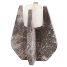 Candle Holder in Dark Grey Marble by Keiichi