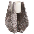 Candle Holder in Dark Grey Marble by Keiichi
